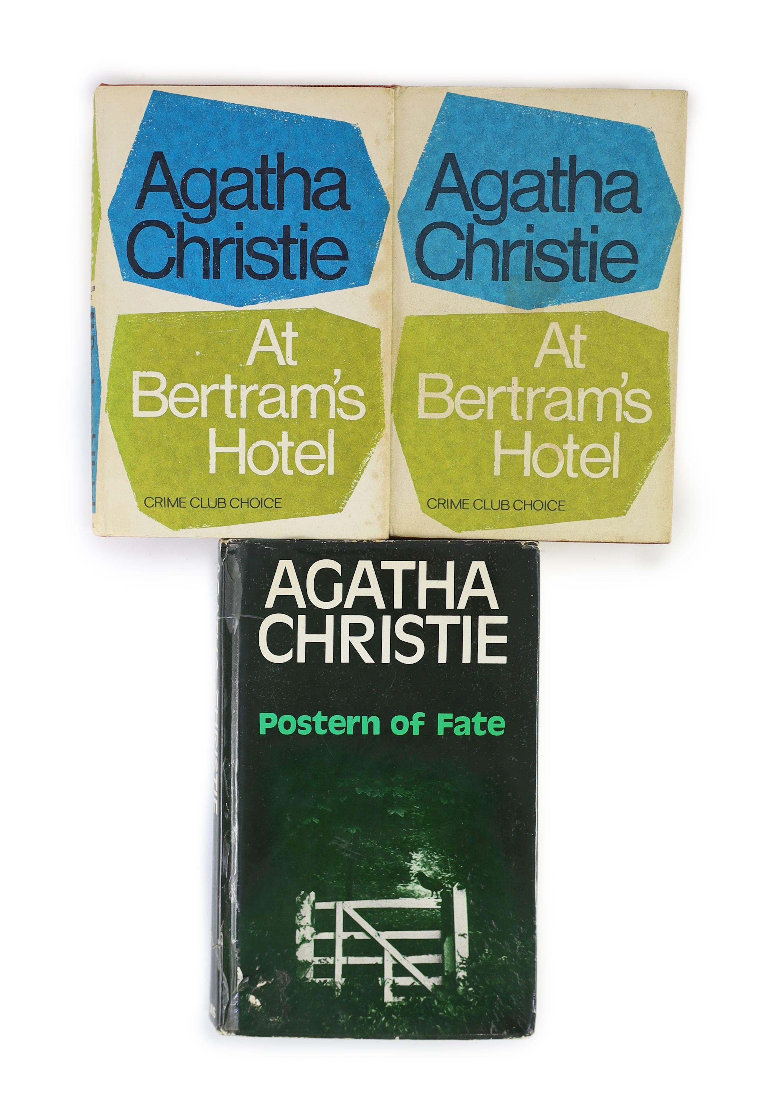 Christie, Agatha - Three works - At Bertram’s Hotel